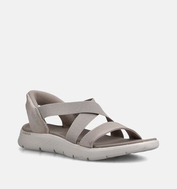 Skechers Go Walk Sandalen Taupe