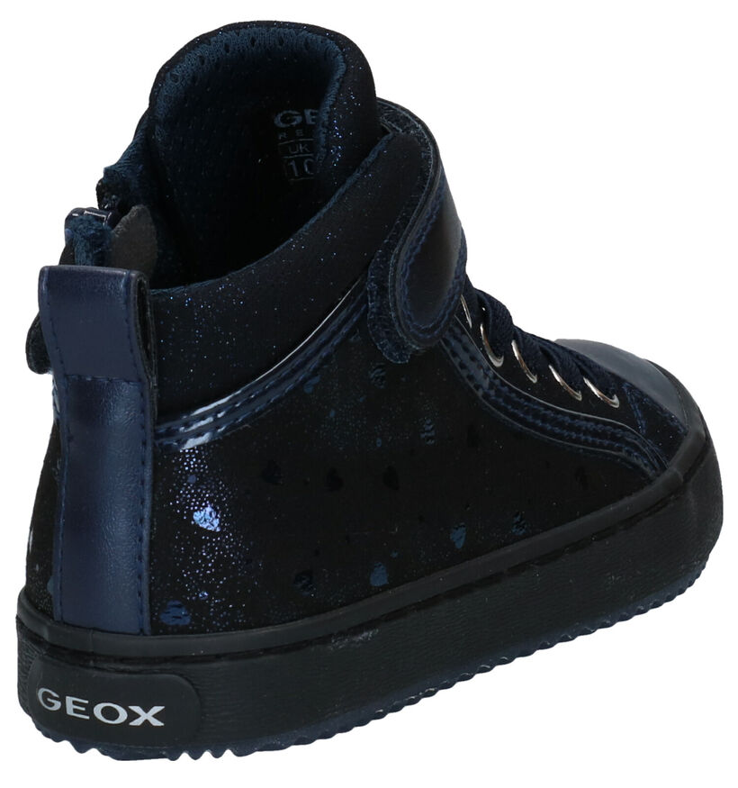 Geox Chaussures hautes en Bleu foncé en simili cuir (278291)