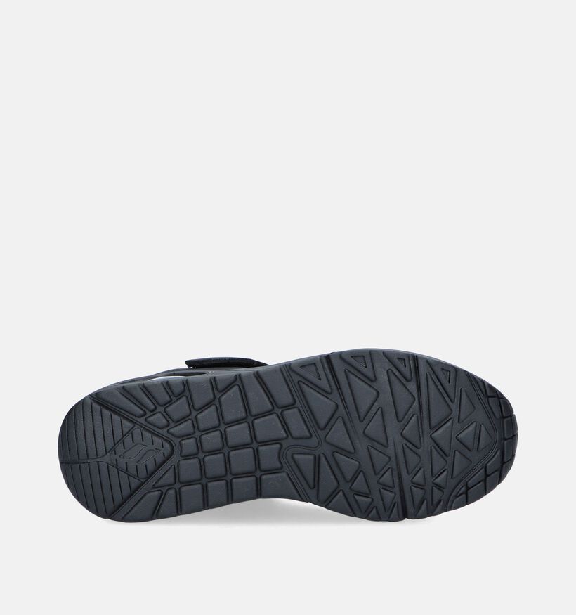 Skechers Uno Air Blitz Zwarte Sneakers voor jongens, meisjes (345235)