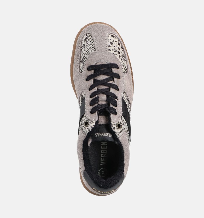 Verbenas Sora Snake Grijze Sneakers voor dames (364407) - geschikt voor steunzolen