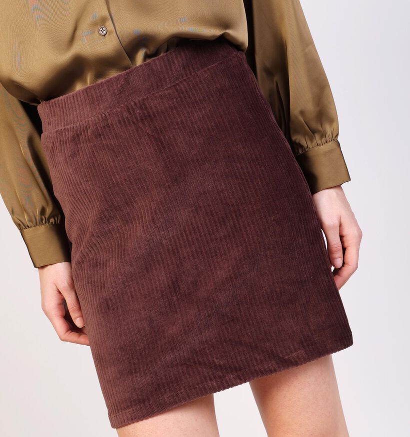 Vila Vikita Donkerbruine Rok Vila Vikita Donkerbruine Rok voor dames (365584)