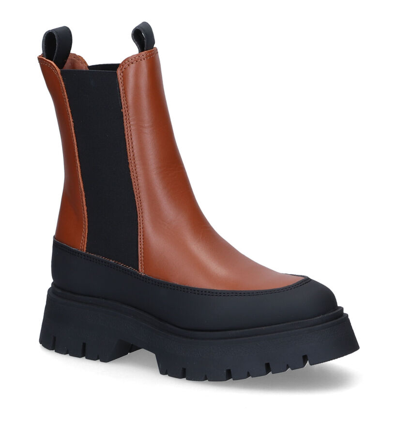 Tamaris Touch It Bottines Chelsea en Vert kaki pour femmes (315460)