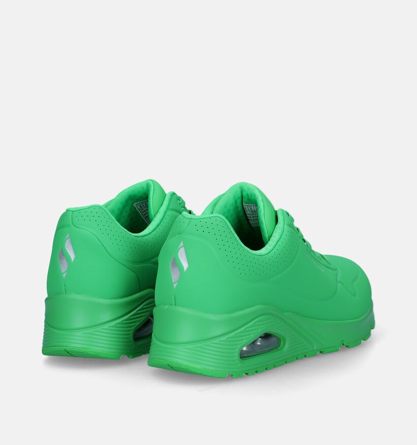 Skechers Uno Stand On Air Groene Sneakers voor dames (334199)