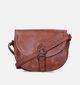Bear Design Sac port&eacute; crois&eacute; en Cognac pour femmes (375789)