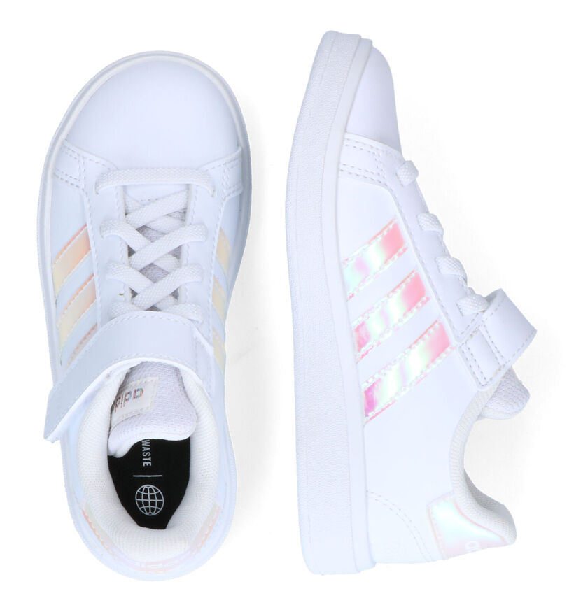 adidas Grand Court C Witte Sneakers voor meisjes (311534)