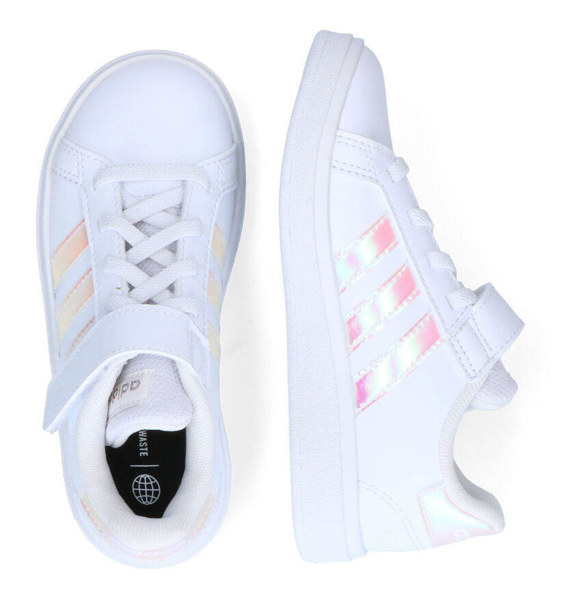 adidas Grand Court C Baskets en Blanc pour filles (311534)