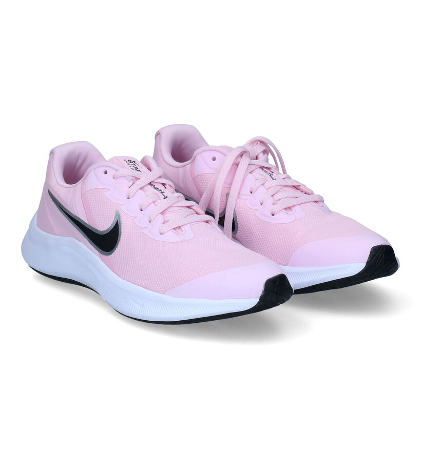 Nike Star Runner 3 Baskets en Rosé pour filles (308933) - pour semelles orthopédiques