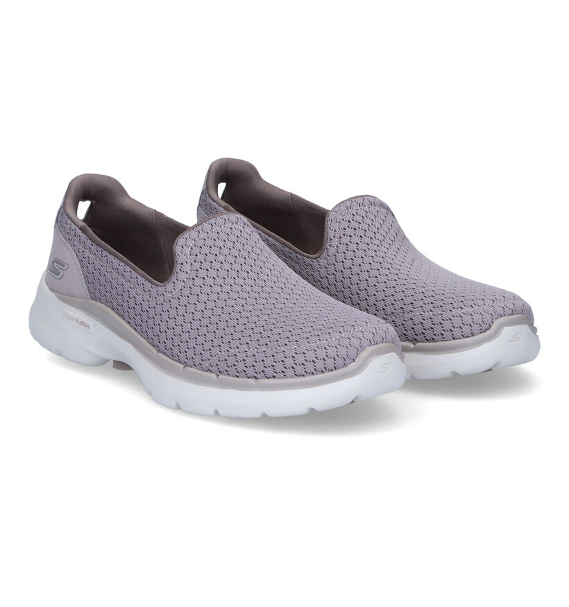 Skechers Go Walk 6 Mocassins en Bleu pour femmes (305301)