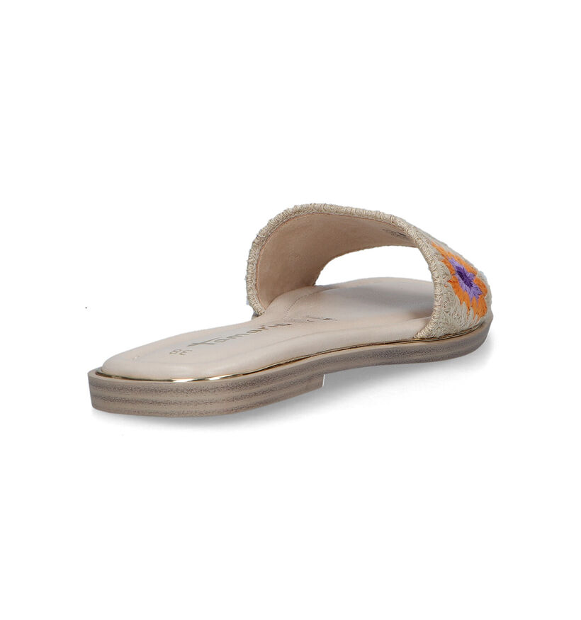 Tamaris Ecru Slippers in stof (325597)
