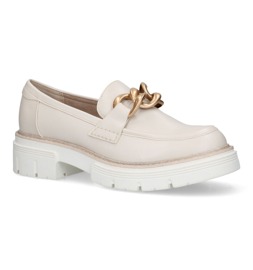 Marco Tozzi Chaussures à enfiler en Beige en simili cuir (320361)