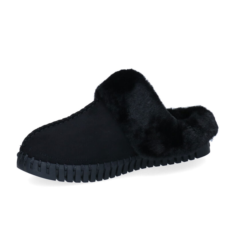 Ilse Jacobsen Tulip Pantoufles en Noir pour femmes (299566)