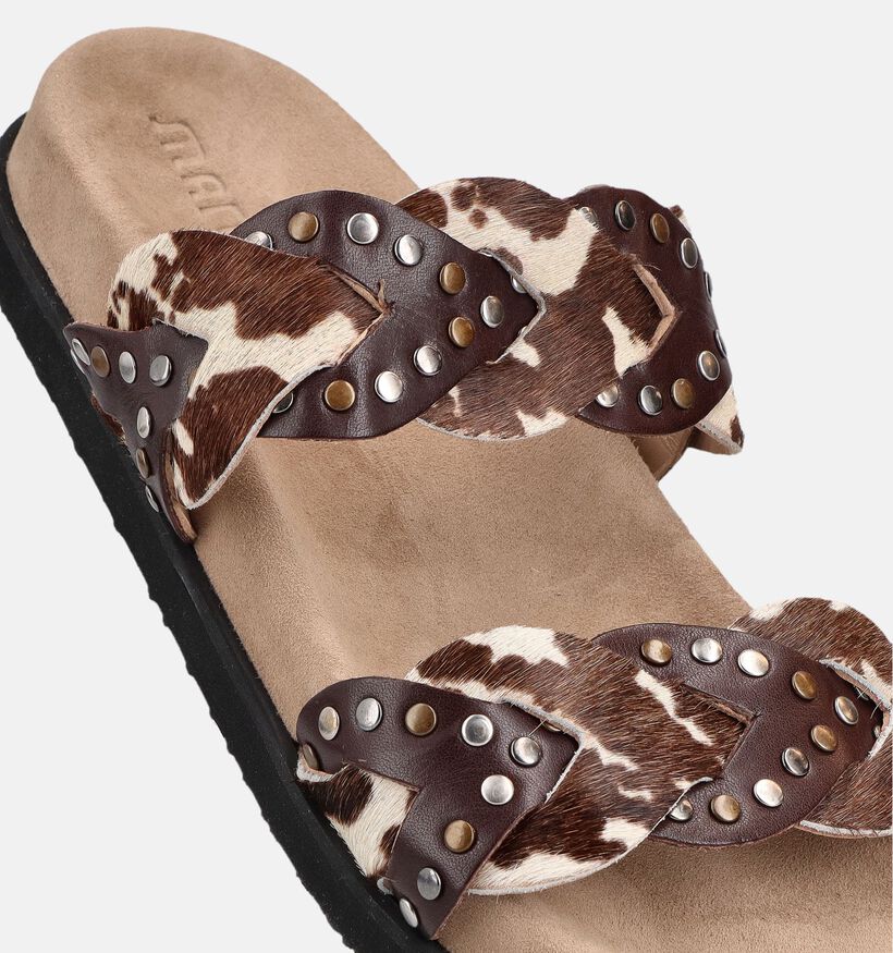 Maruti Evie Donkerbruine Slippers voor dames (372344)