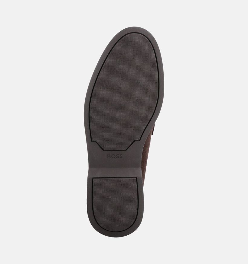 BOSS Sienne Donkerbruine Loafers voor heren (375724)