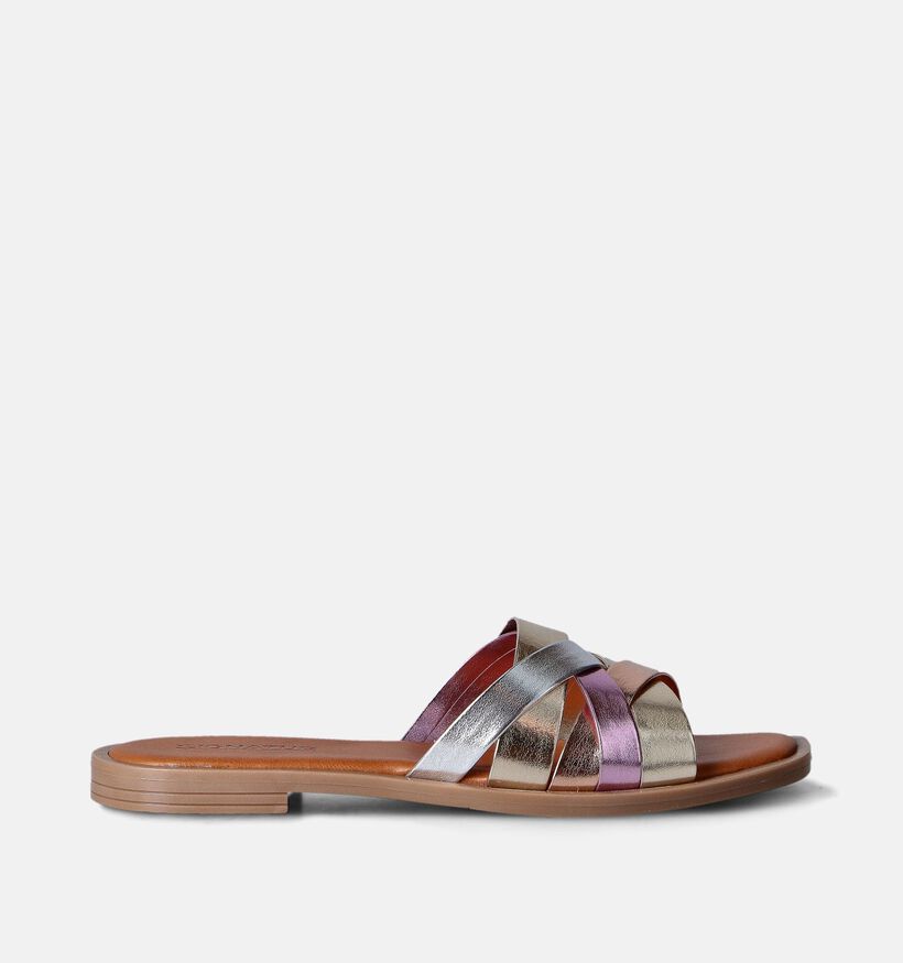 Signatur Nu-pieds plates en Or pour femmes (357873)