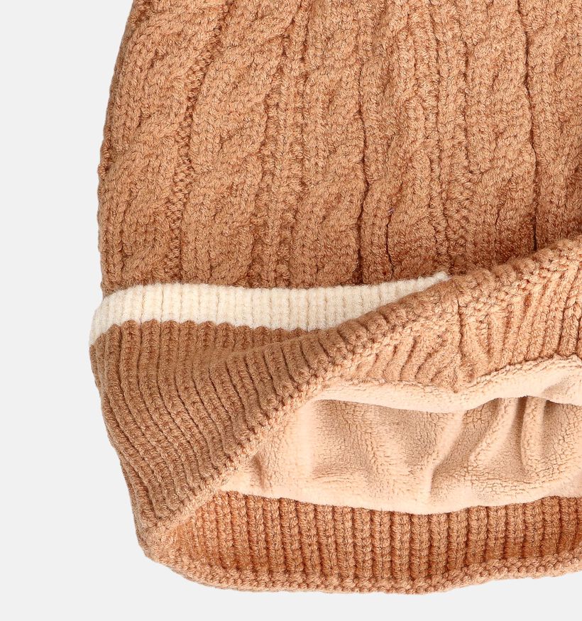 Little David Ecru/Bruine Winterset (Sjaal, Muts & Handschoenen) voor meisjes (382974)