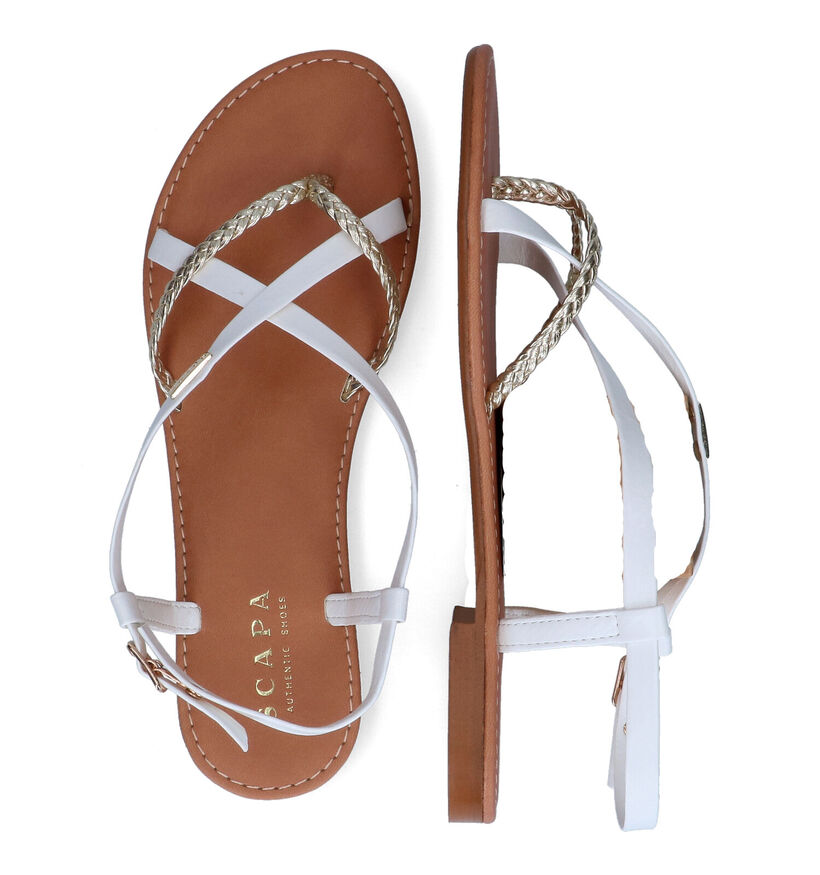 Scapa Witte Sandalen in kunstleer (307060)