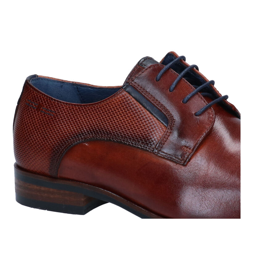 Berkelmans Sameiro Chaussures habillées en Cognac pour hommes (342913) - pour semelles orthopédiques