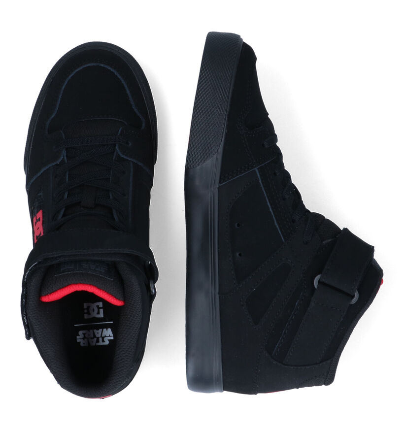 DC Shoes Pure HI Star Wars Zwarte Sneakers in stof (308538)