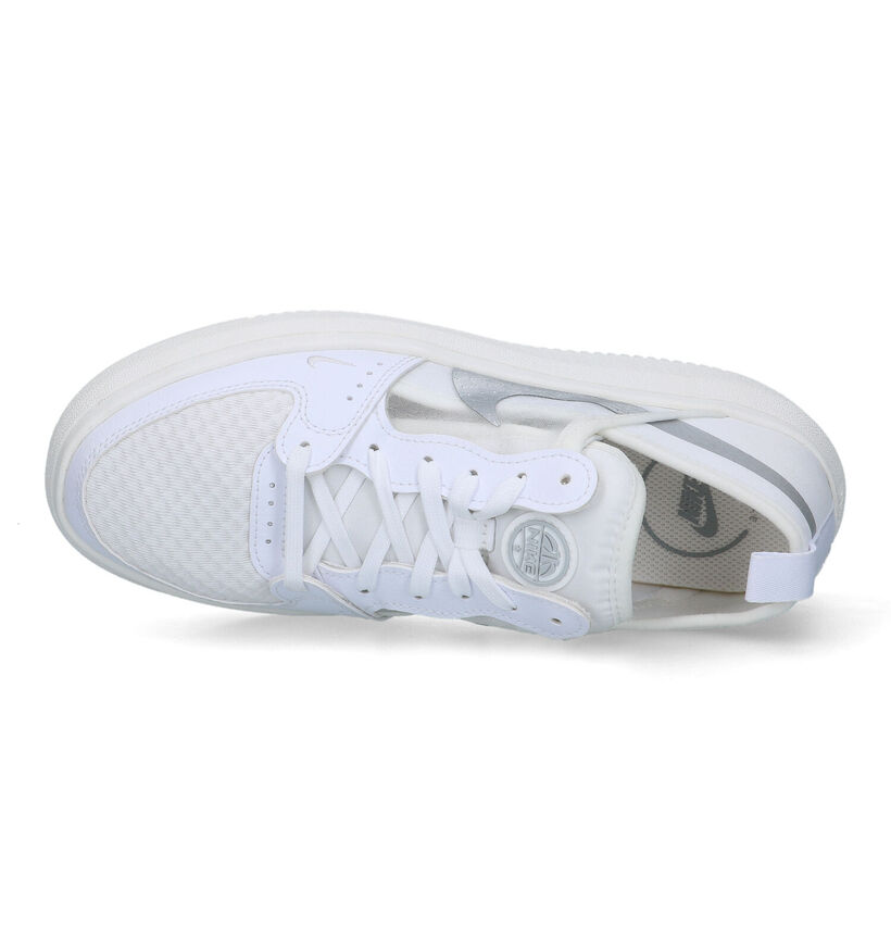 Nike Court Vision Alta Baskets en Blanc pour femmes (324605)