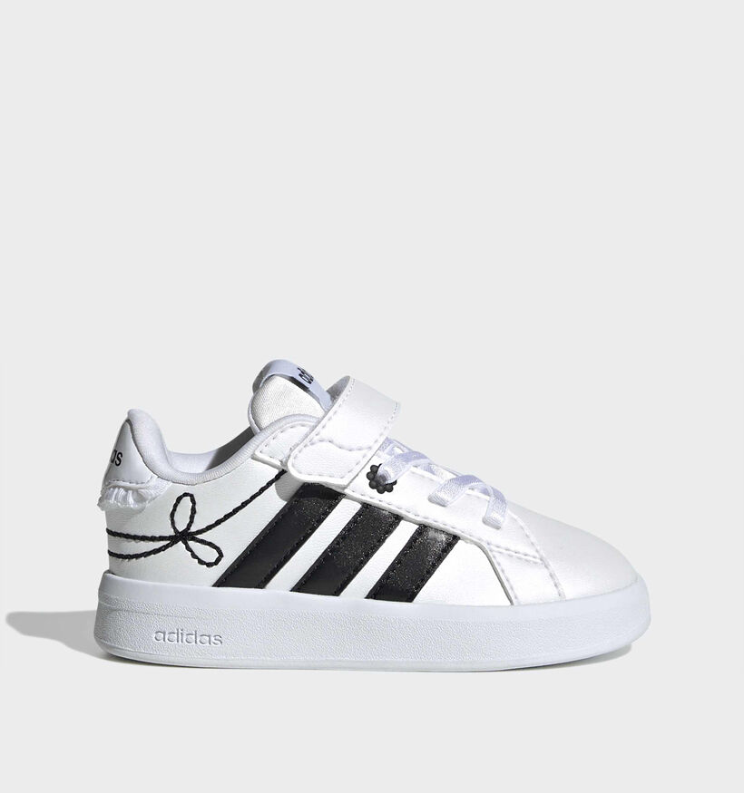 adidas Grand Court 3.0 Witte Sneakers voor meisjes (375411) - geschikt voor steunzolen