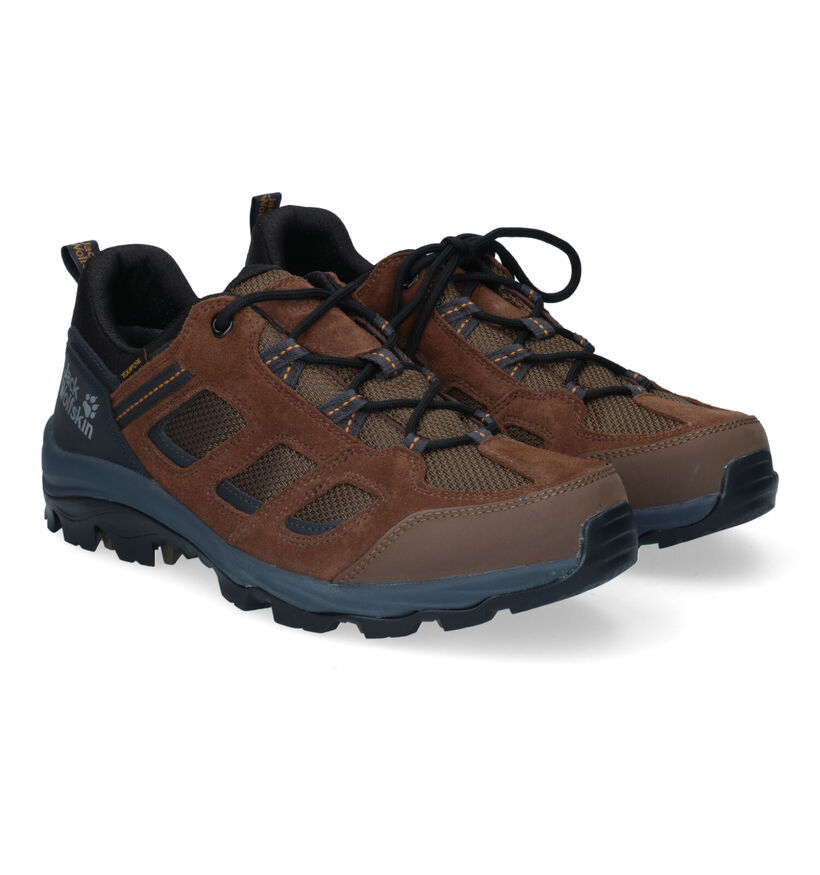 Jack Wolfskin Vojo 3 Texapore Chaussures de marche en Kaki pour hommes (302184) - pour semelles orthopédiques