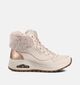 Skechers Uno Rugged Fall Shimmer Witte/Roze Boots met Veter voor dames (377984) - geschikt voor steunzolen