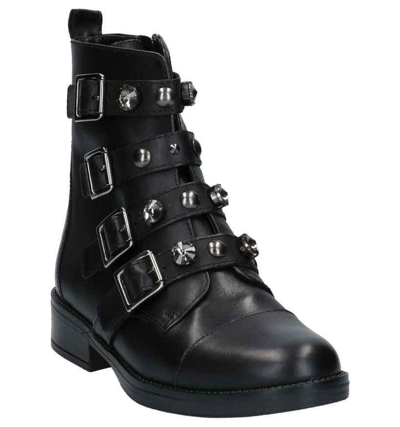 Via Limone Zwarte Boots in leer (258790)