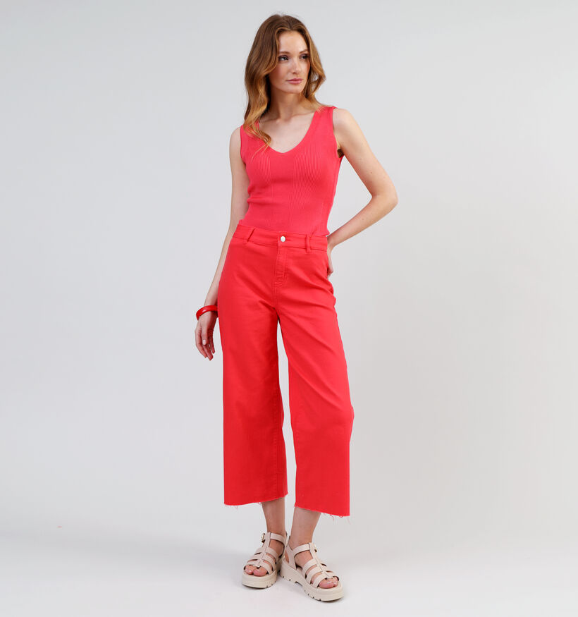 Vero Moda Wild Kayla 7/8 Witte Culotte Broek voor dames (369371)
