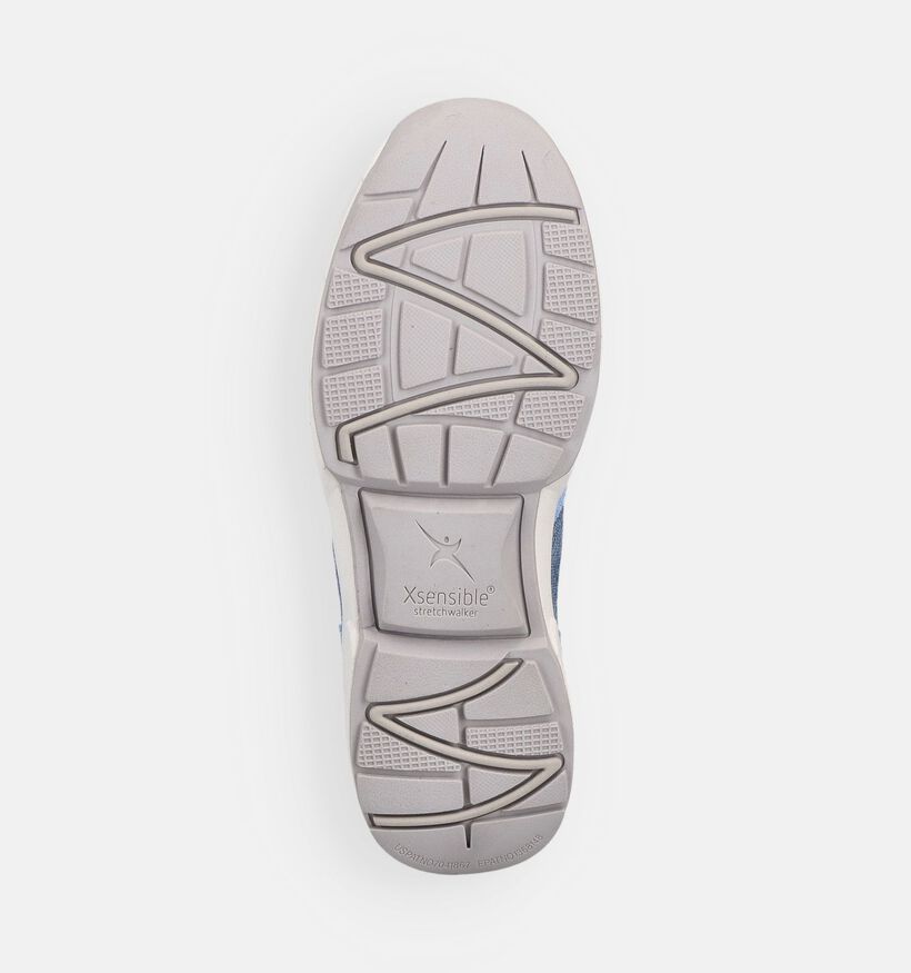 Xsensible Stretchwalker Grenoble Blauwe Sneakers voor dames (373019) - geschikt voor steunzolen