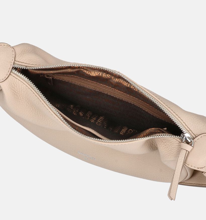 Crinkles Beige Schoudertas voor dames (373922)