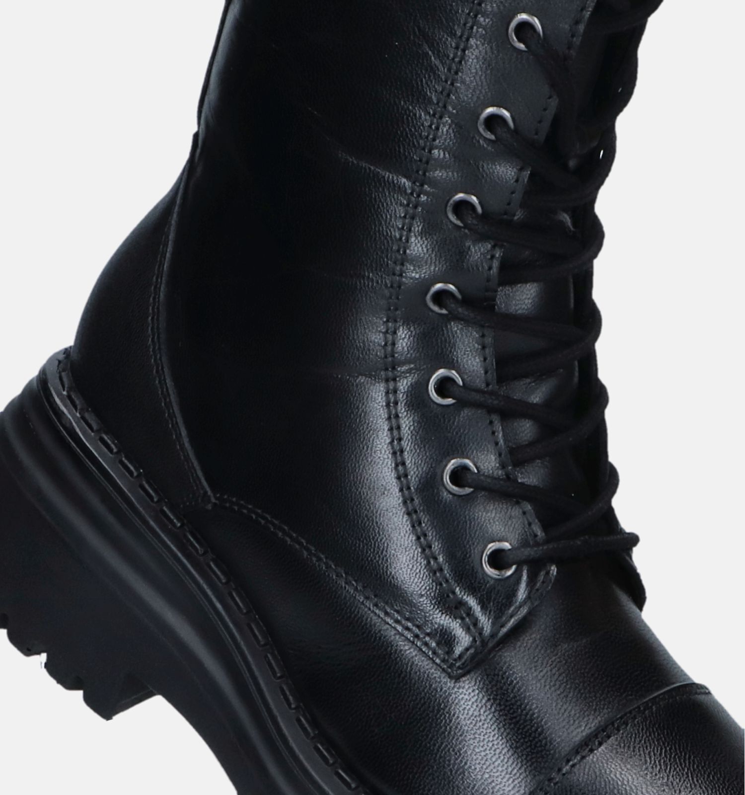 Hosis Print Zwarte Biker boots Dames Boots Online op TORFS.BE