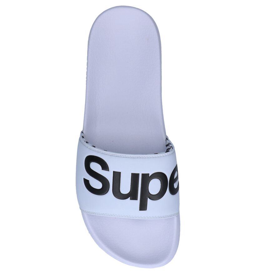 Witte Badslippers Superdry in kunstleer (245320)