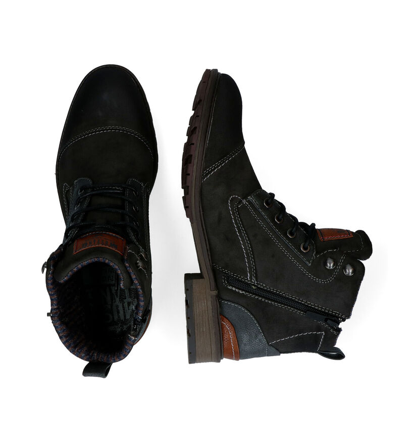 Mustang Grijze Veterboots voor heren (329594)