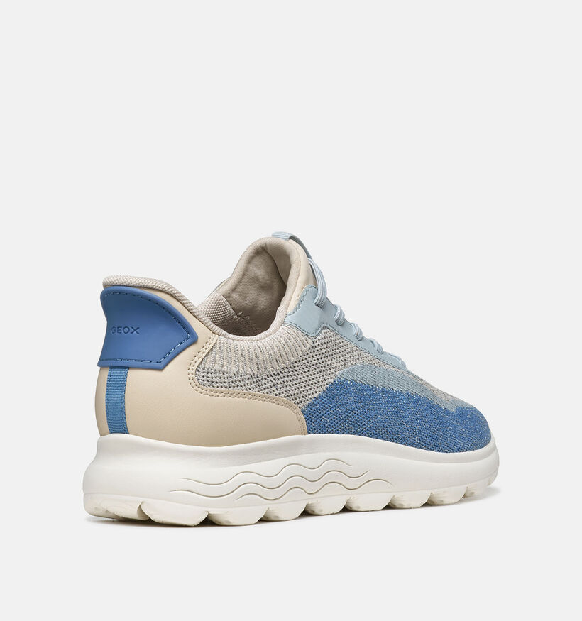 Geox Spherica Plus Blauwe Sneakers voor dames (368183) - geschikt voor steunzolen
