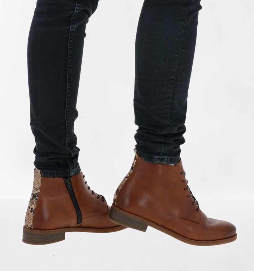 Remonte Cognac Bottines in leer (282746)