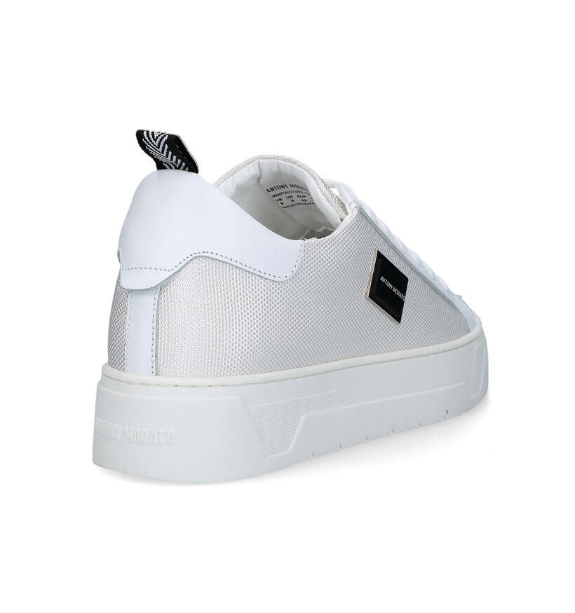 Antony Morato Witte Veterschoenen voor heren (321986) - geschikt voor steunzolen
