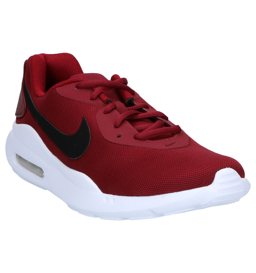 Nike Air Max Oketo Baskets en Bordeaux en textile (254040)