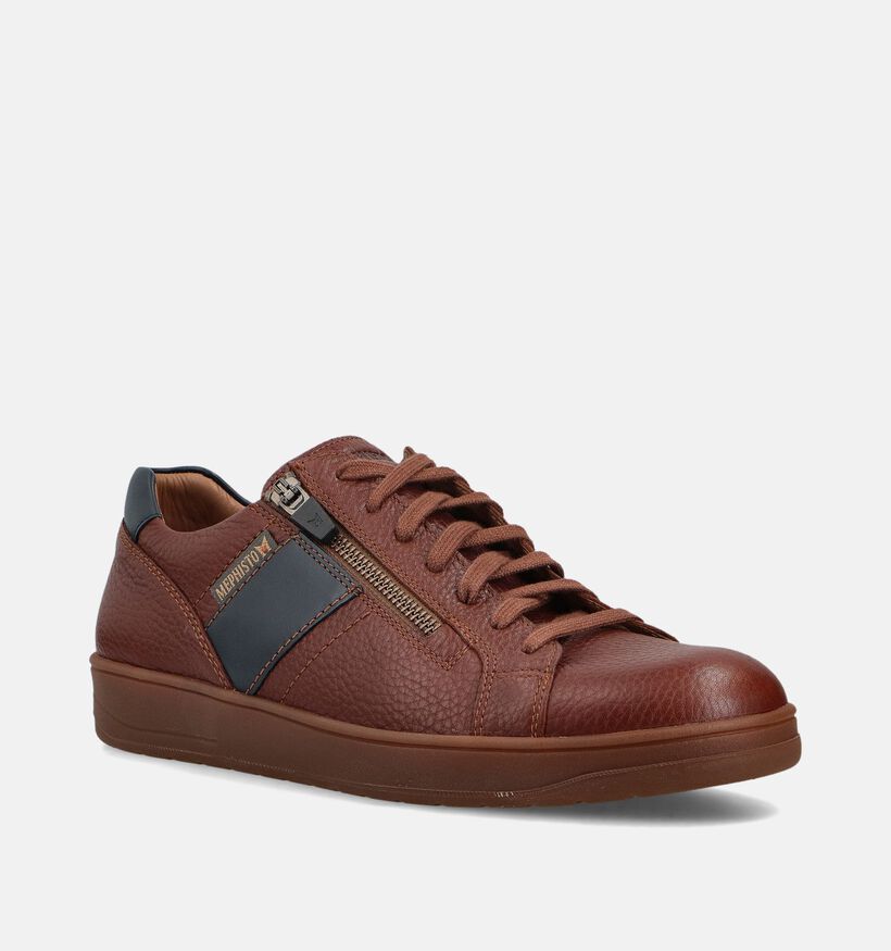 Mephisto Henrik Oregon Chaussures plates en Marron pour hommes (362716) - pour semelles orthopédiques