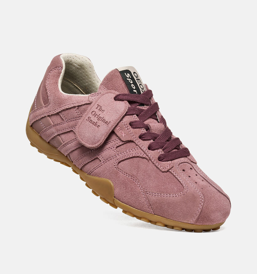 Geox Snake Roze Sneakers voor dames (377779) - geschikt voor steunzolen