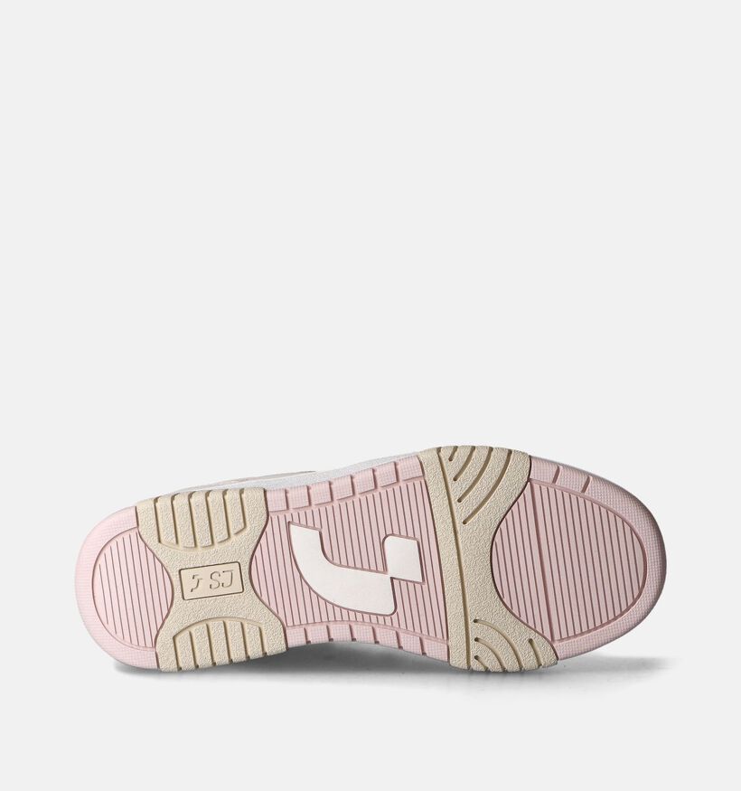 SJ Ecru Sneakers voor dames (354128) - geschikt voor steunzolen
