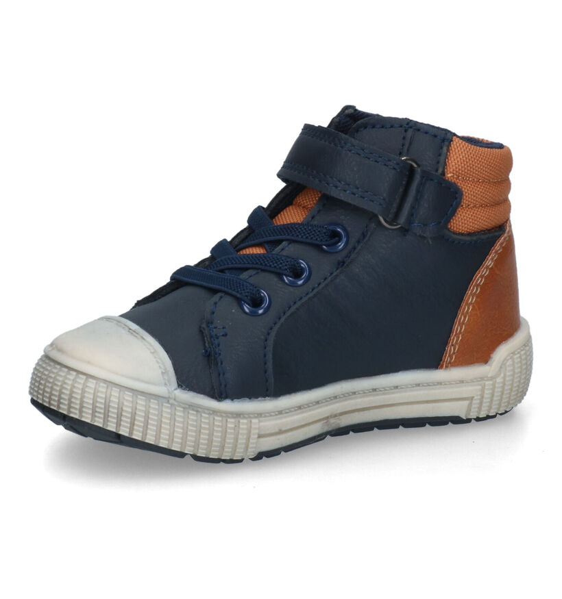 Milo & Mila Chaussures hautes en Bleu en simili cuir (313596)