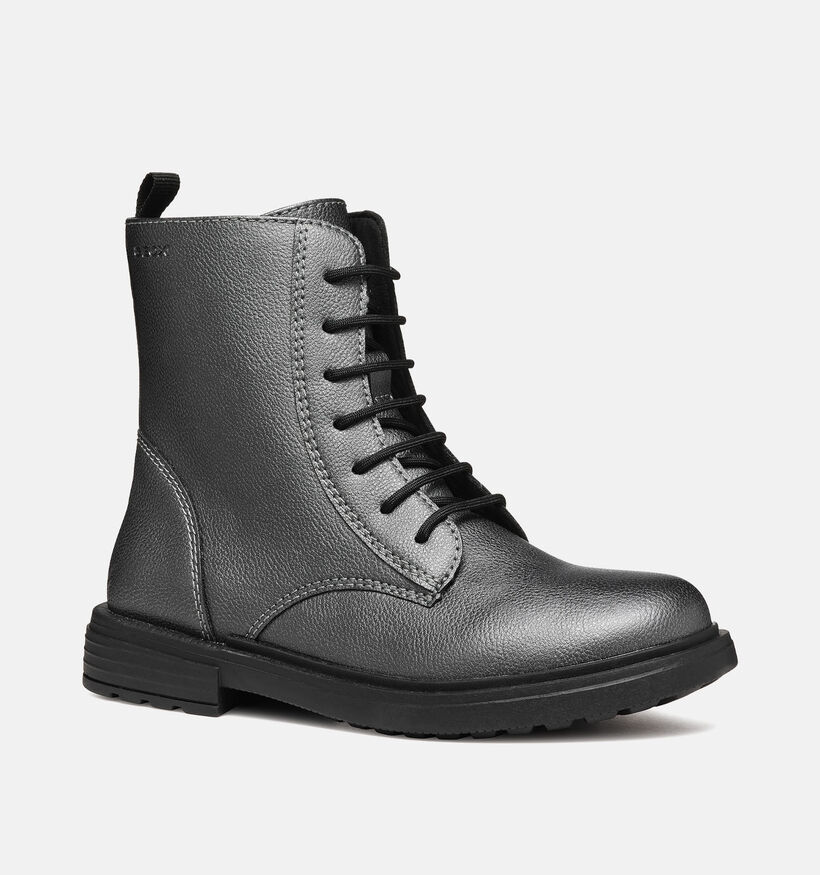 Geox Eclair Bottines en Gris pour filles (344530) - pour semelles orthopédiques