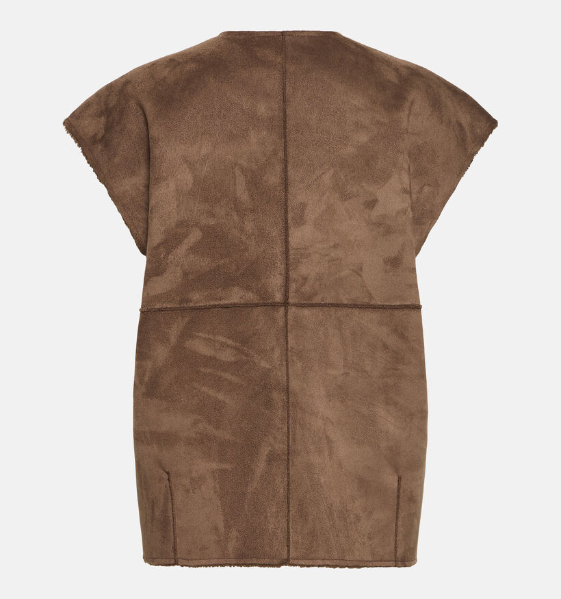 Fransa Alizza Manteau court en Marron pour femmes (377906)