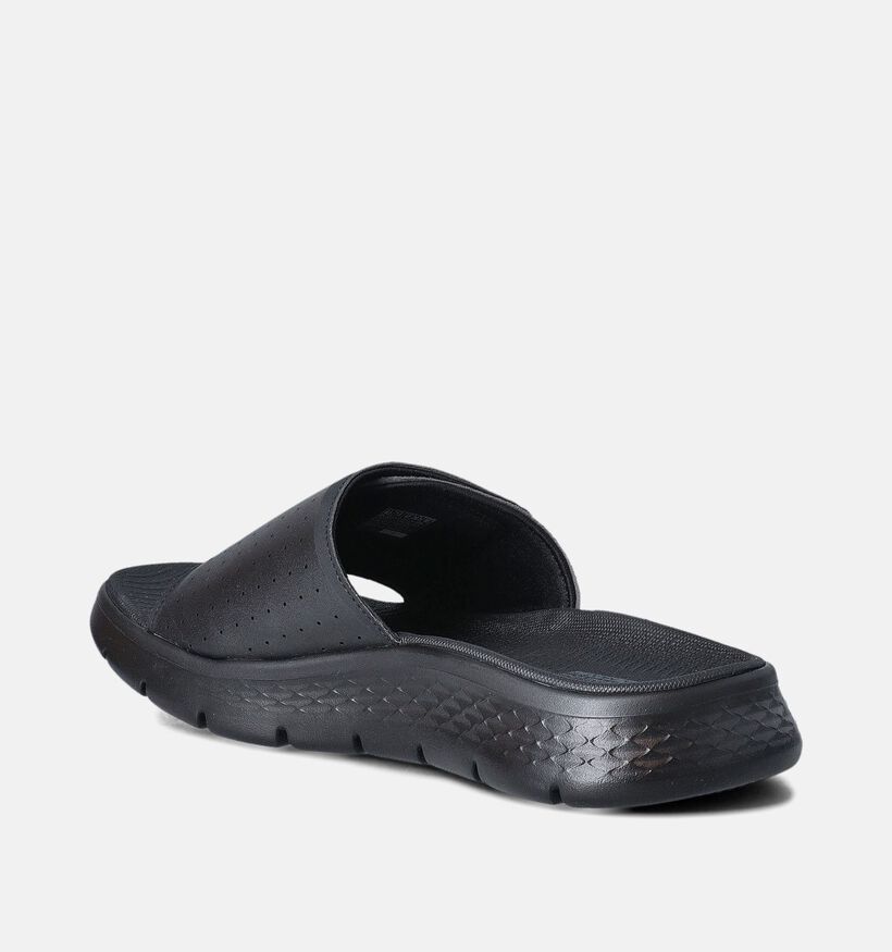 Skechers Go Walk Flex Sandbar Zwarte Slippers voor heren (354573)