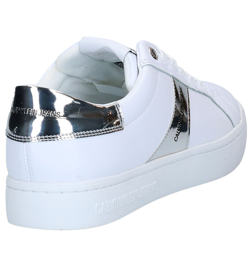 Calvin Klein Witte Sneakers in kunstleer (285308)
