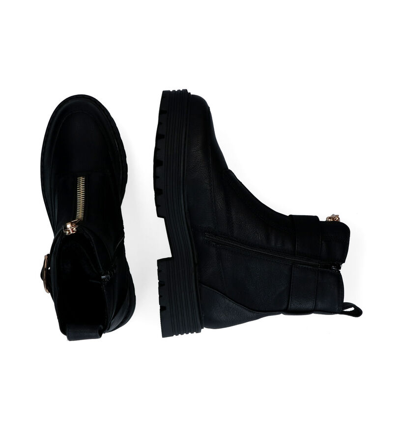 Signatur Bottines motardes en Noir pour femmes (295361)