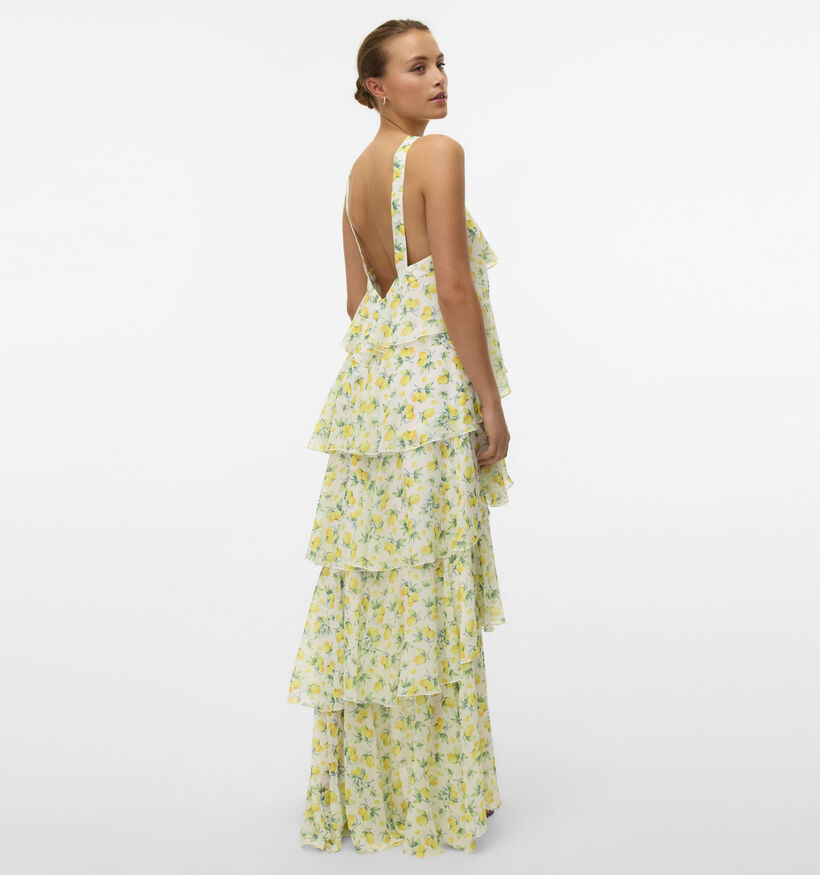 Vero Moda Maxi Dress Wit met Bloemenmotief voor dames (365925)