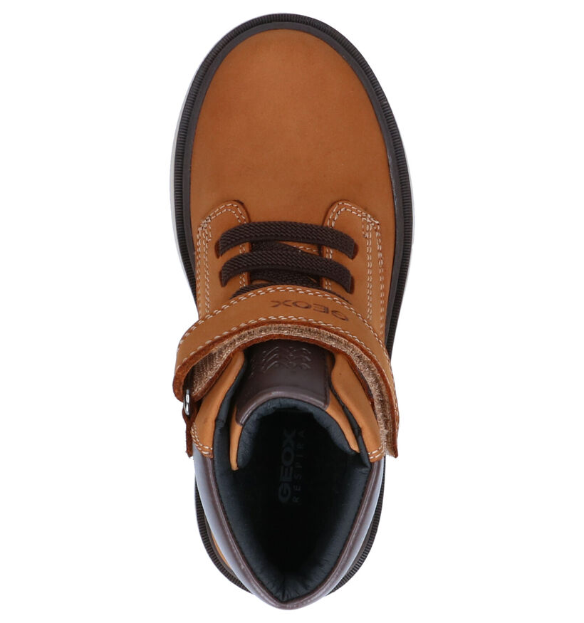 Geox Chaussures hautes en Cognac en cuir (254509)