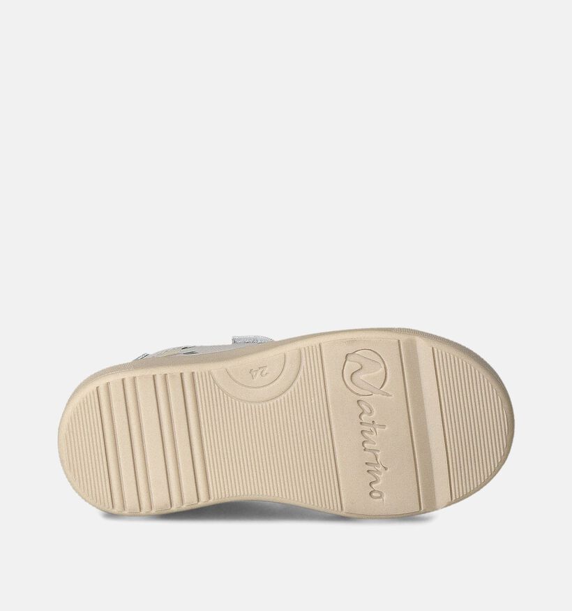 Naturino Eindhoven Ecru Velcroschoenen voor meisjes (355325) - geschikt voor steunzolen