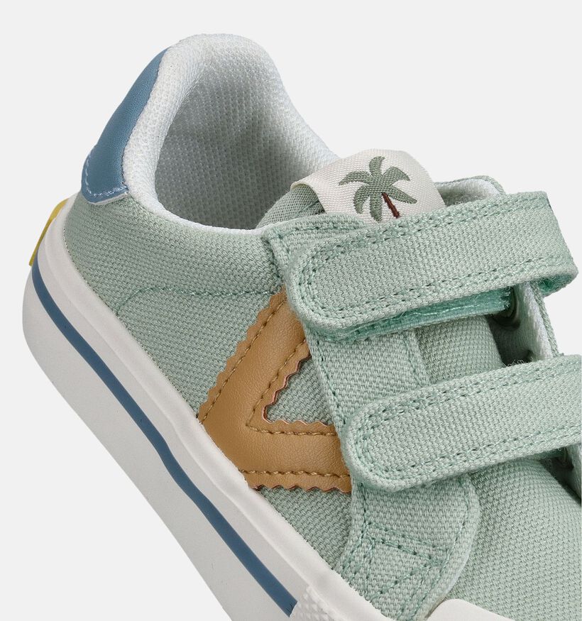 Victoria Lichtgroene Velcroschoenen voor jongens, meisjes (370992) - geschikt voor steunzolen